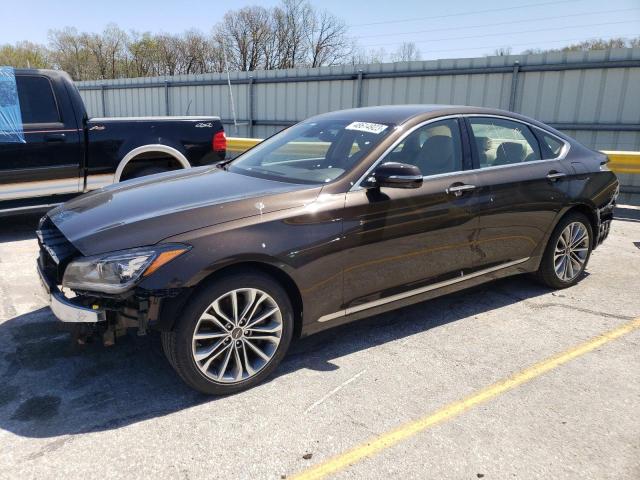 GENESIS G80 BASE 2017 with VIN KMHGN4JE6HU184197 - Photo from auction