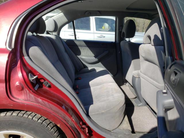 Photo 10 from auction – 2005 HONDA CIVIC LX with VIN 2HGES16645H044430