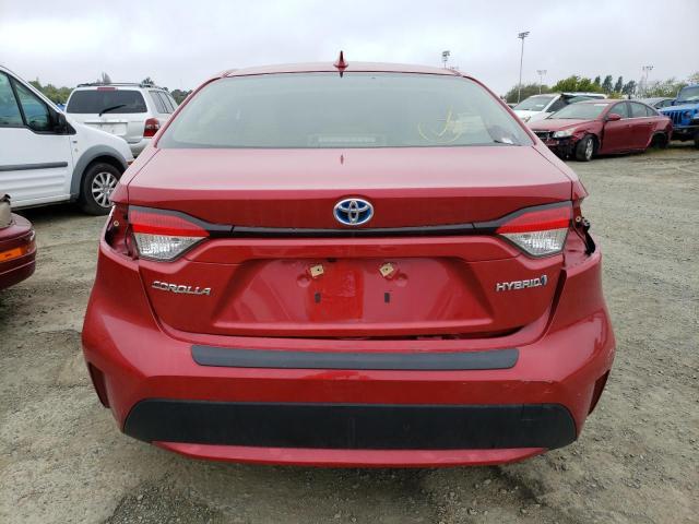 Photo 6 from auction – 2021 TOYOTA COROLLA LE with VIN JTDEAMDE3MJ004477