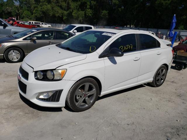 CHEVROLET SONIC RS 2014 with VIN 1G1JG5SB8E4209667 - Photo from auction