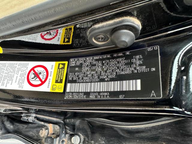 Photo 10 from auction – 2013 TOYOTA HIGHLANDER with VIN 5TDZK3EH8DS120391