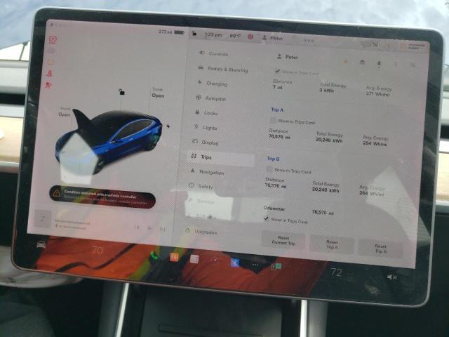 Photo 9 from auction – 2018 TESLA MODEL 3 with VIN 5YJ3E1EA6JF059045