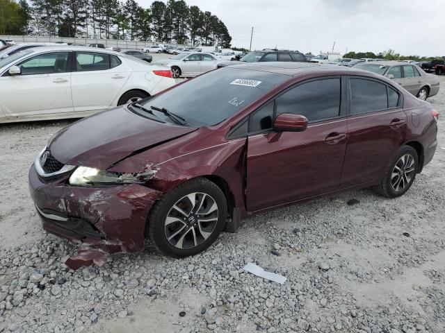 HONDA CIVIC EX 2014 with VIN 19XFB2F83EE000599 - Photo from auction