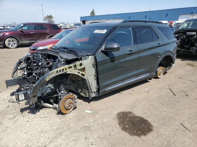 FORD EXPLORER X 2022 with VIN 1FMSK8DH1NGA61837 - Photo from auction