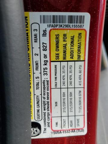 Photo 14 from auction – 2013 FORD FOCUS SE with VIN 1FADP3K29DL155587