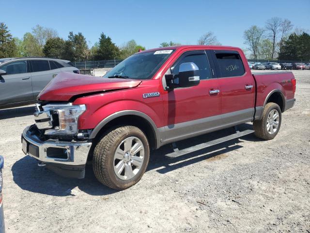 FORD F150 SUPER 2018 with VIN 1FTEW1EG5JFE16012 - Photo from auction