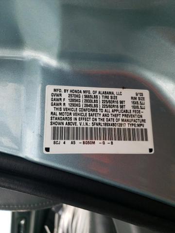 Photo 14 from auction – 2004 HONDA ODYSSEY EX with VIN 5FNRL189X4B012817