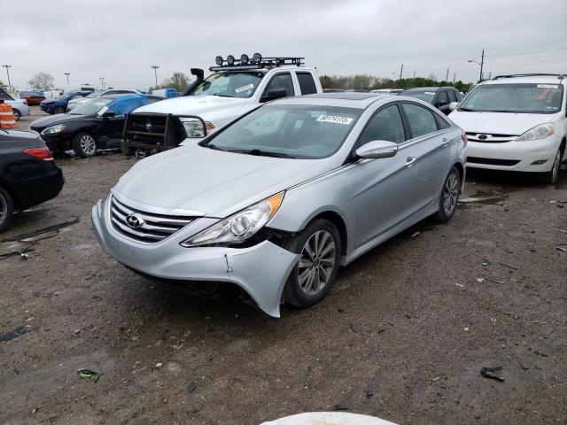 HYUNDAI SONATA SE 2014 with VIN 5NPEC4AC9EH893891 - Photo from auction