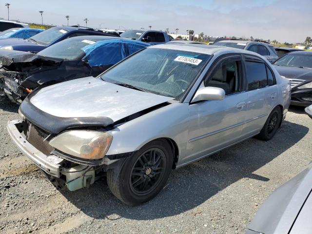 HONDA CIVIC EX 2002 with VIN 2HGES25752H556497 - Photo from auction