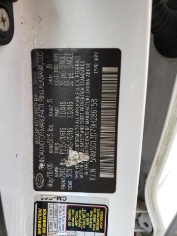 Photo 14 from auction – 2009 HYUNDAI SANTA FE G with VIN 5NMSG13D79H286158