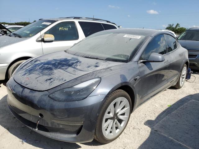 TESLA MODEL 3 2022 with VIN 5YJ3E1EA7NF325940 - Photo from auction