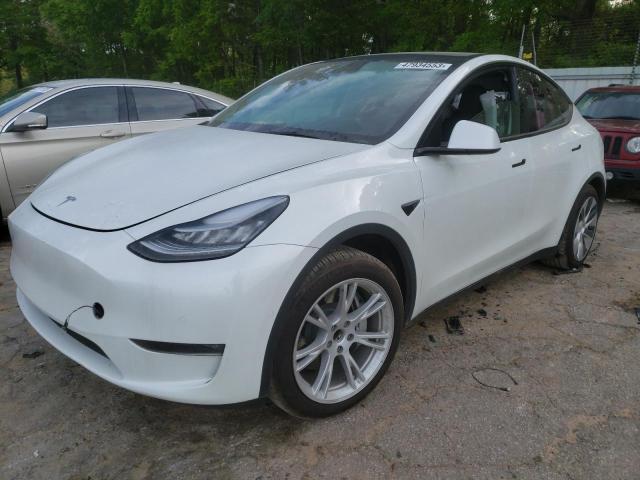 TESLA MODEL Y 2021 with VIN 5YJYGDED1MF111293 - Photo from auction