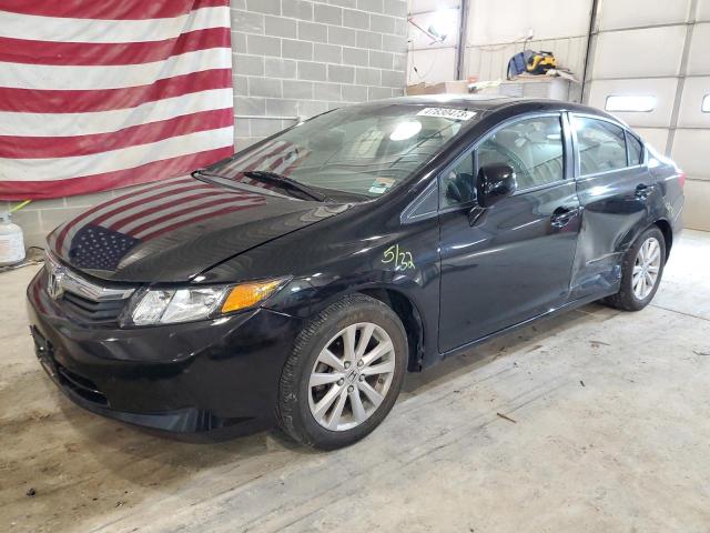 HONDA CIVIC EX 2012 with VIN 2HGFB2F88CH593623 - Photo from auction