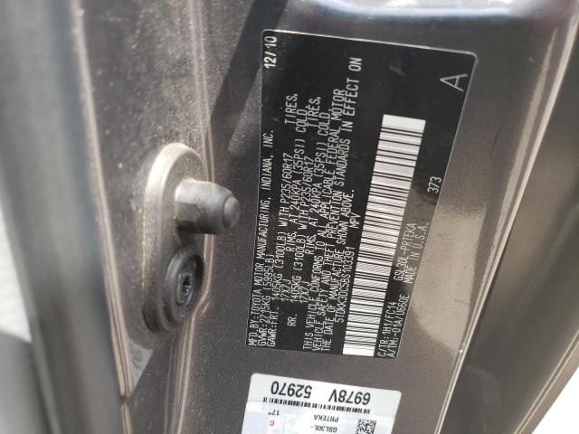 Photo 14 from auction – 2011 TOYOTA SIENNA LE with VIN 5TDKK3DC5BS103391