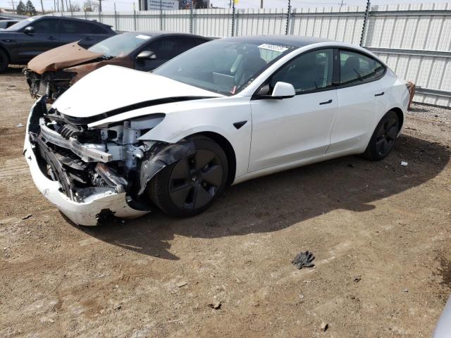 TESLA MODEL 3 2021 with VIN 5YJ3E1EA9MF853686 - Photo from auction