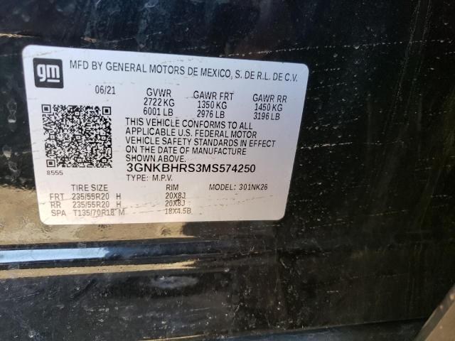 Photo 14 from auction – 2021 CHEVROLET BLAZER 2LT with VIN 3GNKBHRS3MS574250