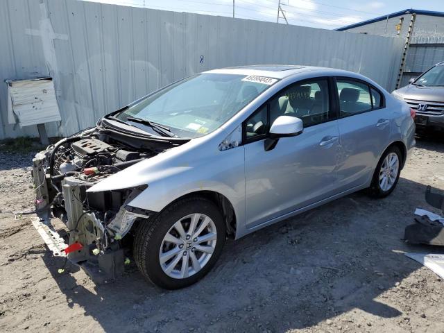 HONDA CIVIC EX 2012 with VIN 2HGFB2F80CH585760 - Photo from auction