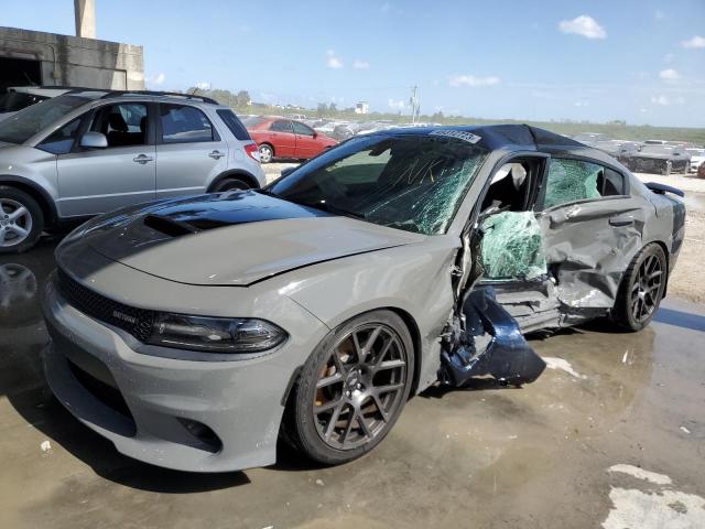 DODGE CHARGER R/ 2018 with VIN 2C3CDXCT0JH147274 - Photo from auction