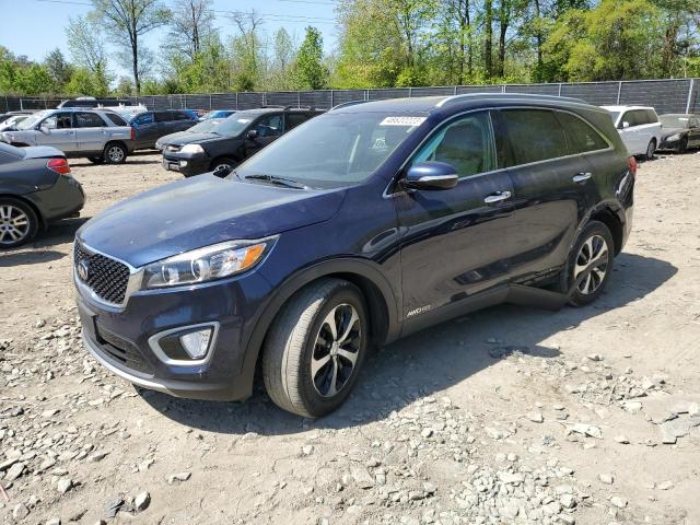 KIA SORENTO EX 2017 with VIN 5XYPHDA54HG201768 - Photo from auction