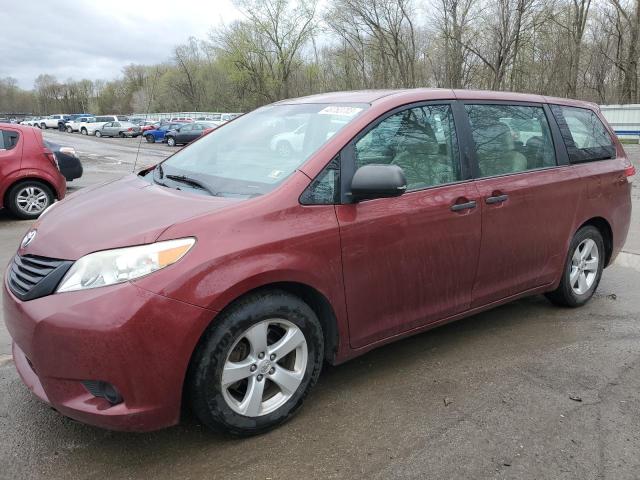 TOYOTA SIENNA 2012 with VIN 5TDZK3DCXCS250676 - Photo from auction