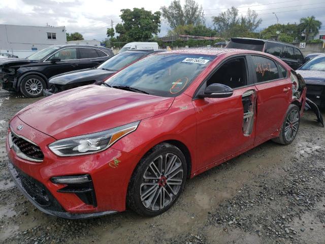 KIA FORTE GT 2020 with VIN 3KPF44AC3LE225619 - Photo from auction