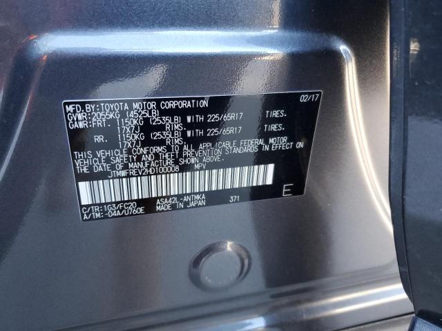 Photo 14 from auction – 2017 TOYOTA RAV4 XLE with VIN JTMWFREV2HD100008