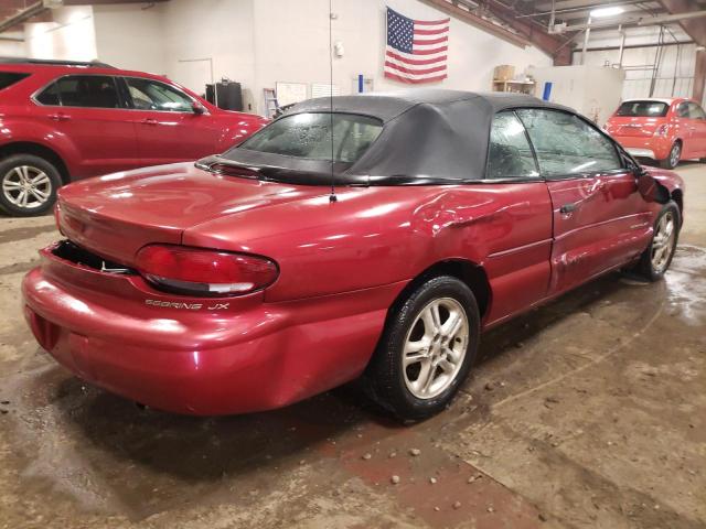 Photo 3 from auction – 1998 CHRYSLER SEBRING JX with VIN 3C3EL45H5WT304489