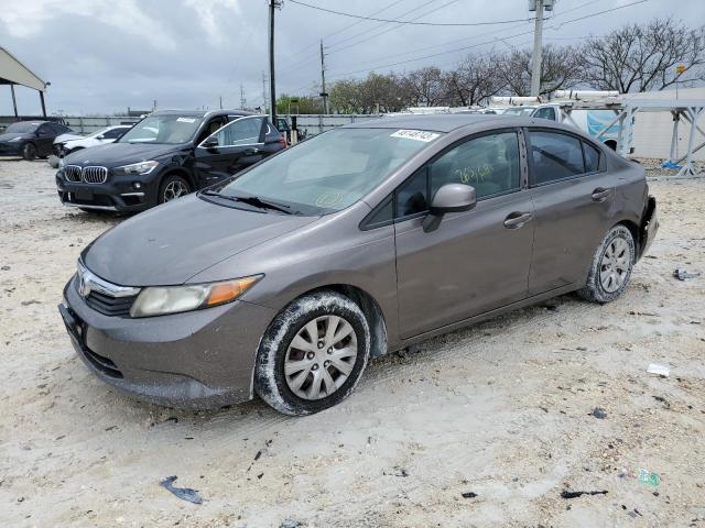 HONDA CIVIC LX 2012 with VIN 19XFB2F56CE015598 - Photo from auction