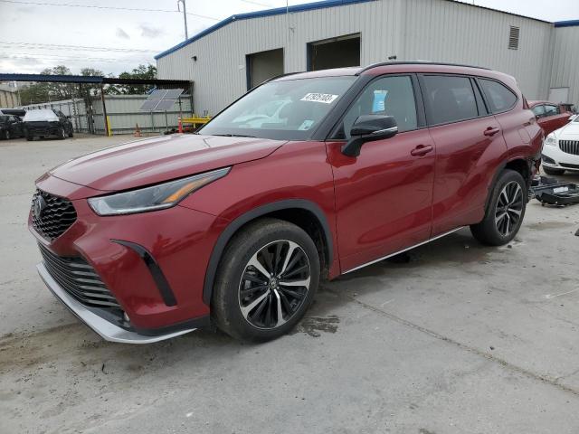 TOYOTA HIGHLANDER 2021 with VIN 5TDLZRAHXMS038382 - Photo from auction