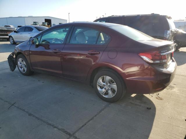 Photo 2 from auction – 2014 HONDA CIVIC LX with VIN 19XFB2F56EE219286