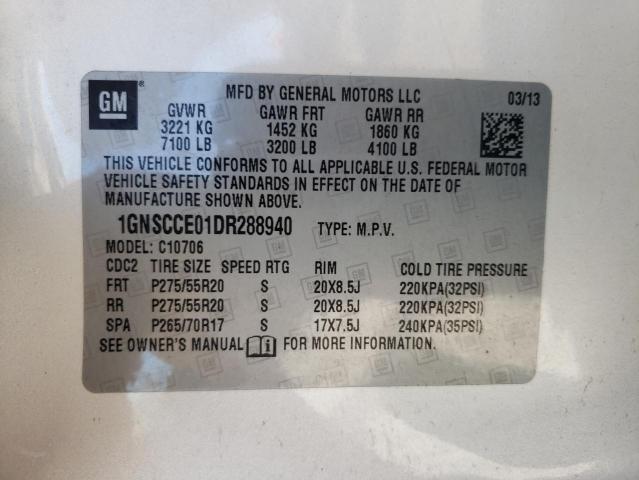 Photo 14 from auction – 2013 CHEVROLET TAHOE C150 with VIN 1GNSCCE01DR288940