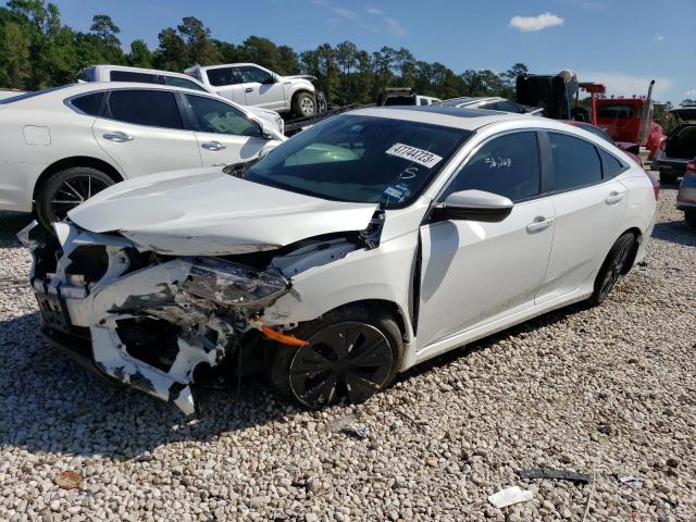 HONDA CIVIC EXL 2018 with VIN JHMFC1F71JX008949 - Photo from auction