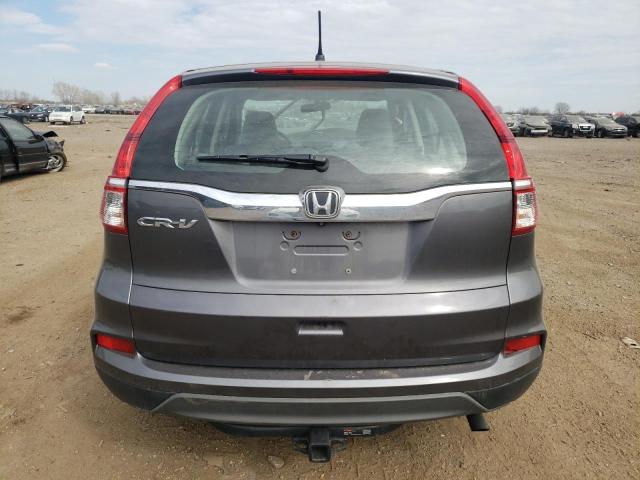 Photo 6 from auction – 2015 HONDA CR-V LX with VIN 3CZRM3H39FG708886