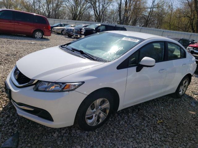 HONDA CIVIC LX 2013 with VIN 19XFB2F58DE007939 - Photo from auction