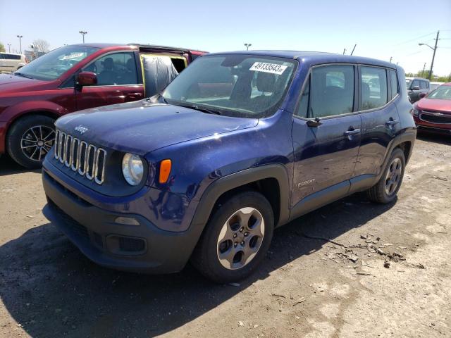 JEEP RENEGADE S 2016 with VIN ZACCJAAT4GPC55781 - Photo from auction