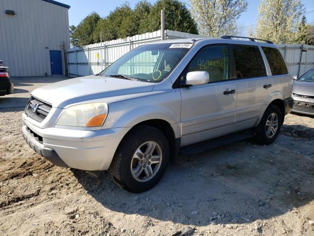 HONDA PILOT EX 2004 with VIN 2HKYF18434H607713 - Photo from auction