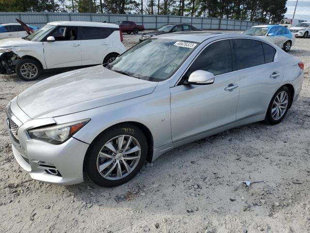 INFINITI Q50 BASE 2015 with VIN JN1BV7AP7FM353371 - Photo from auction