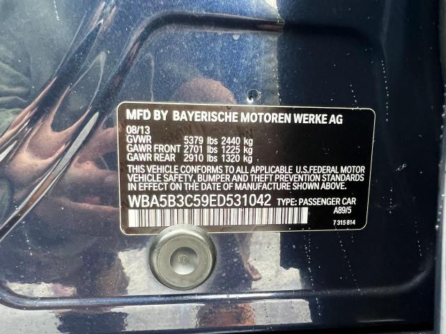 Photo 10 from auction – 2014 BMW 535 XI with VIN WBA5B3C59ED531042