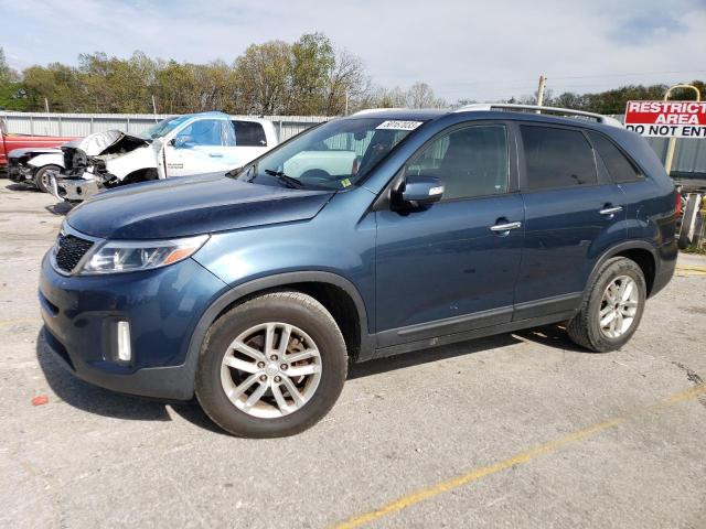 KIA SORENTO LX 2014 with VIN 5XYKT3A63EG433396 - Photo from auction