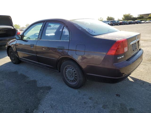 Photo 2 from auction – 2001 HONDA CIVIC LX with VIN JHMES16561S004244