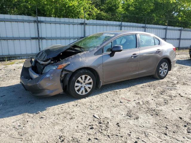 HONDA CIVIC LX 2012 with VIN 19XFB2F55CE106586 - Photo from auction