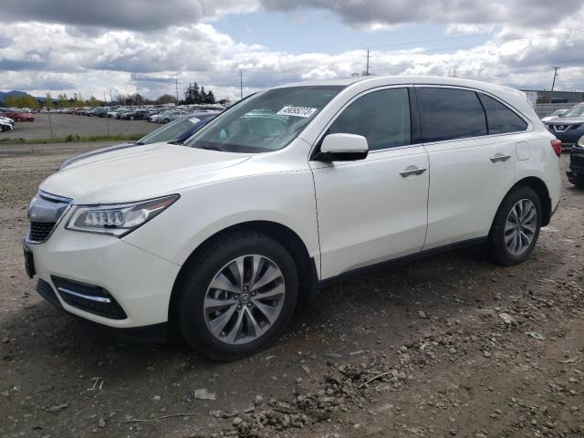 ACURA MDX TECHNO 2014 with VIN 5FRYD4H40EB026367 - Photo from auction
