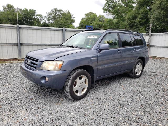 TOYOTA HIGHLANDER 2005 with VIN JTEEP21A650102779 - Photo from auction