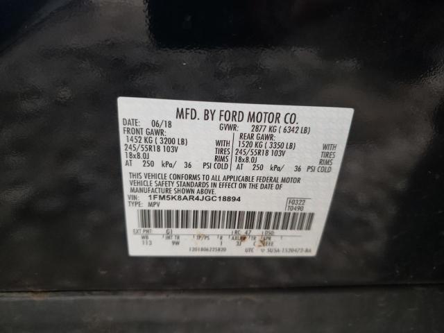 Zdjęcie 14 z aukcji – 2018 FORD EXPLORER P z VIN 1FM5K8AR4JGC18894