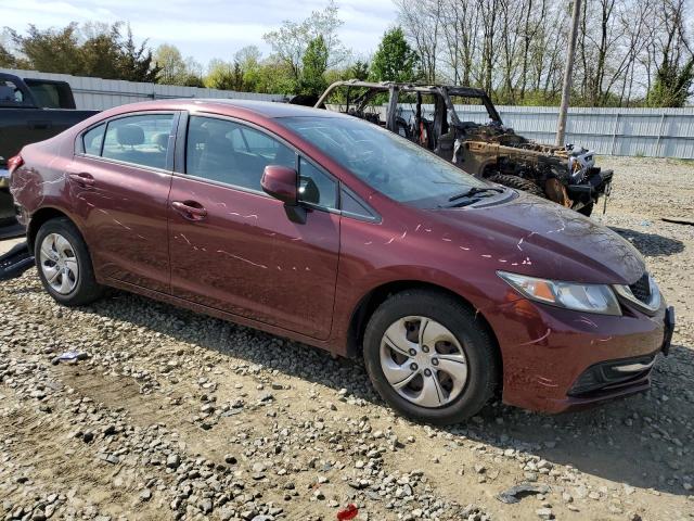 Photo 4 from auction – 2013 HONDA CIVIC LX with VIN 19XFB2F54DE224663