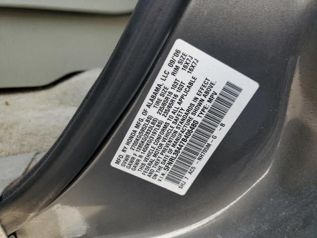 Foto 14 de la subasta – 2007 HONDA ODYSSEY con VIN 5FNRL38447B406480