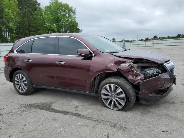 Фото 4 с аукциона – 2015 ACURA MDX TECHNO с VIN 5FRYD4H46FB030957