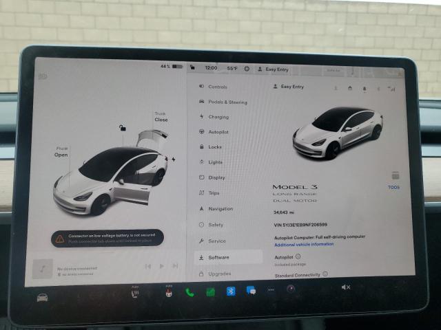 Photo 9 from auction – 2022 TESLA MODEL 3 with VIN 5YJ3E1EB9NF206599