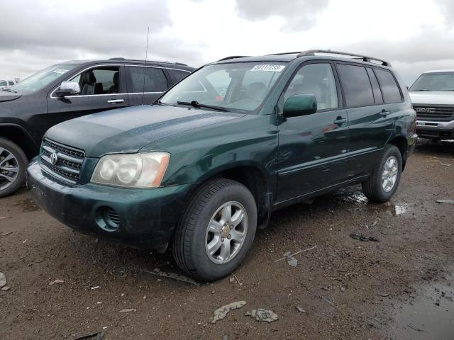 TOYOTA HIGHLANDER 2002 with VIN JTEHF21A120068438 - Photo from auction