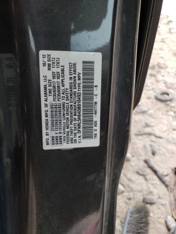 Photo 14 from auction – 2013 HONDA ODYSSEY EX with VIN 5FNRL5H64DB010493